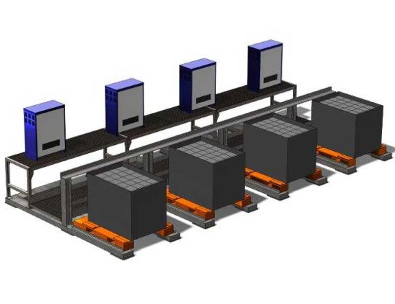 Acculaadstation indubatt Heftruck tractie batterij accu lader