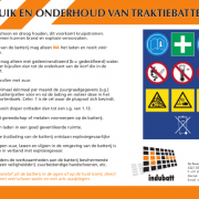 Onderhoudskaart - gebruik en onderhoud van tractie batterij accu heftruck